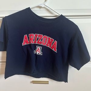 University of Arizona cropped tee